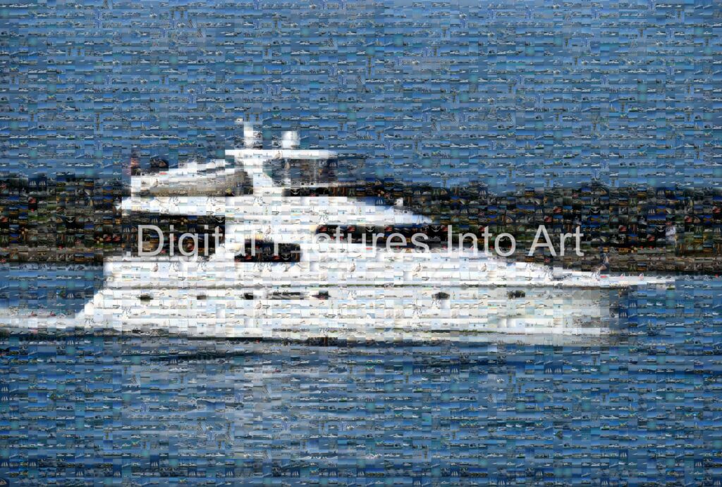 yacht digital art