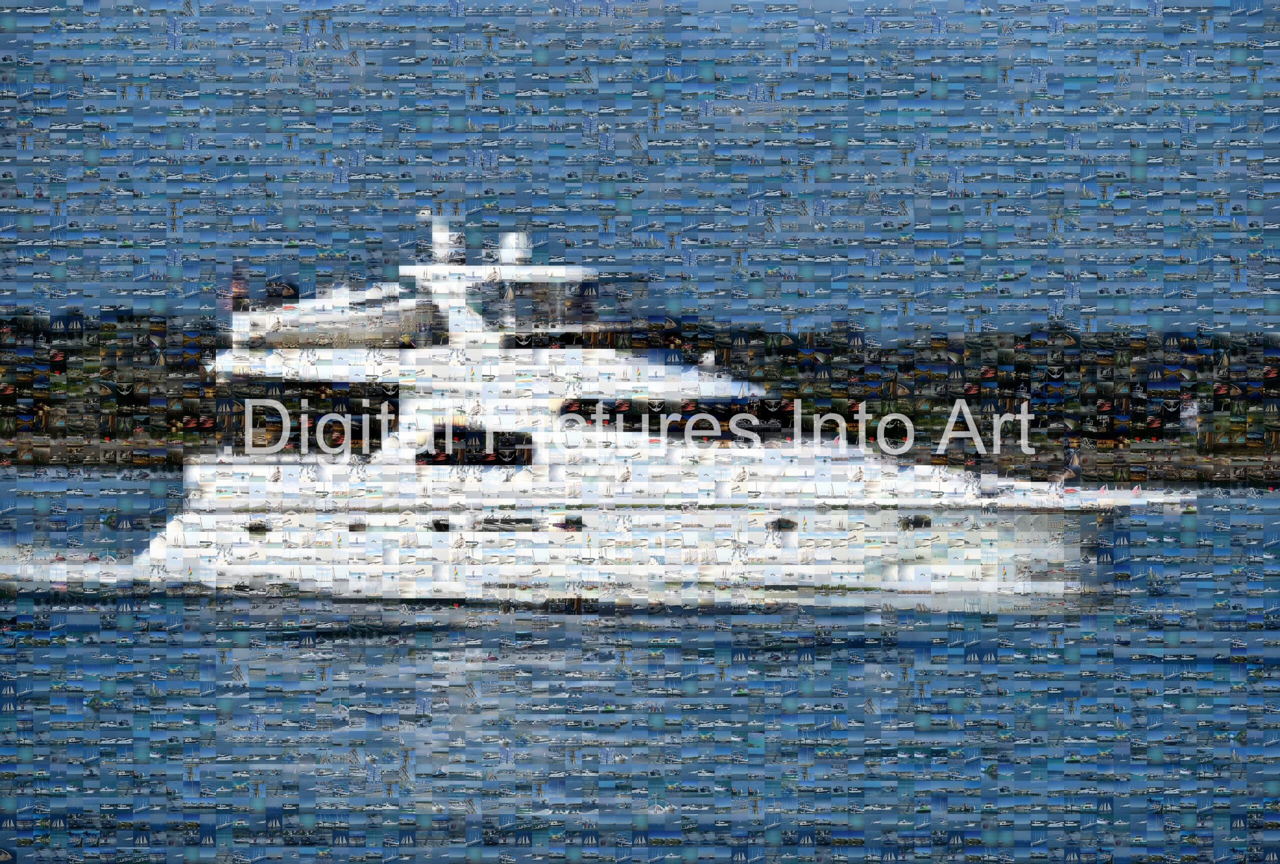 yacht digital art