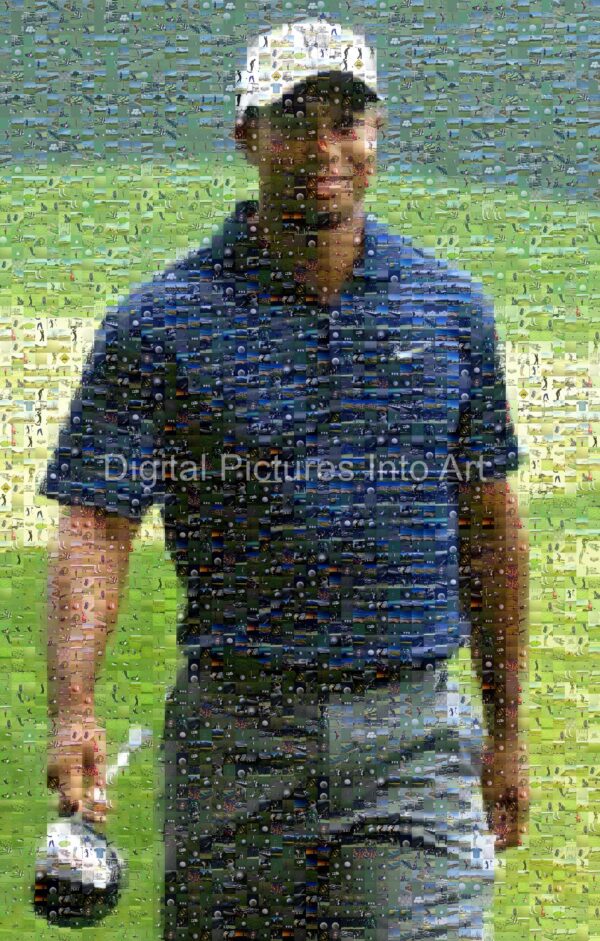 Tiger Woods digital art