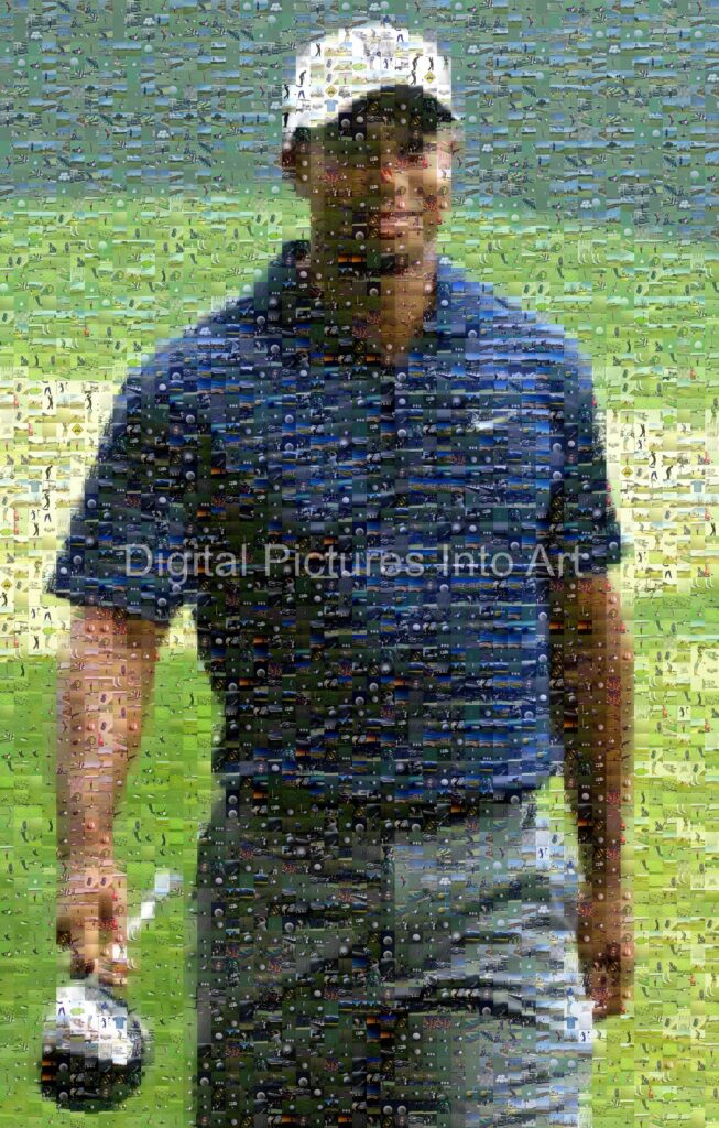 Tiger Woods digital art