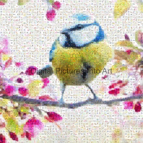 chickadee digital art