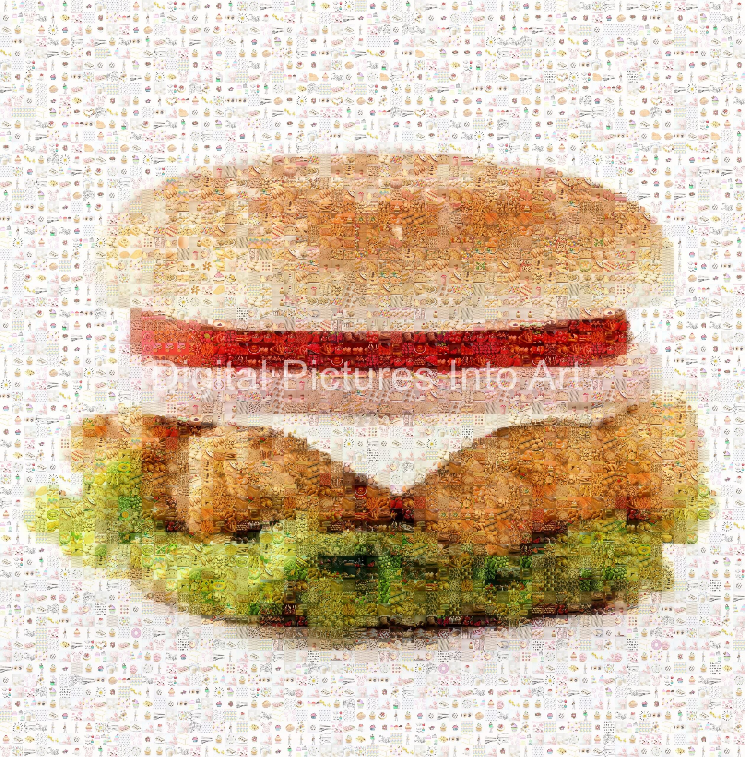 chicken sandwich digital art