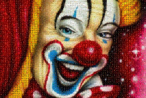 clown digital art