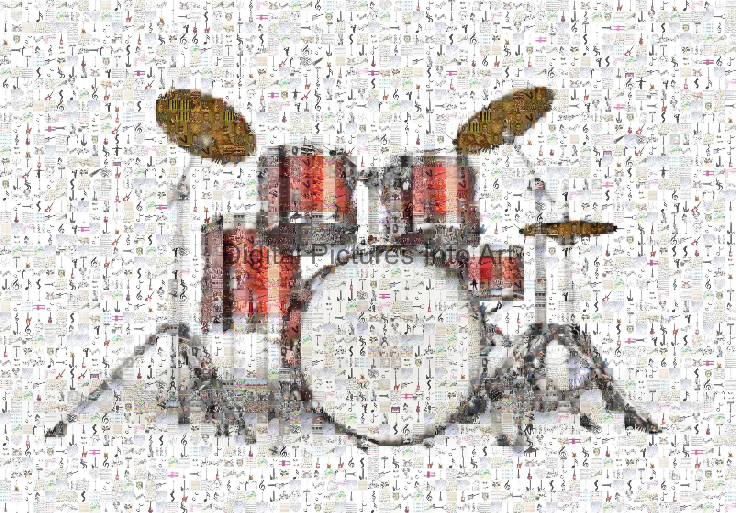 red drum set digital art