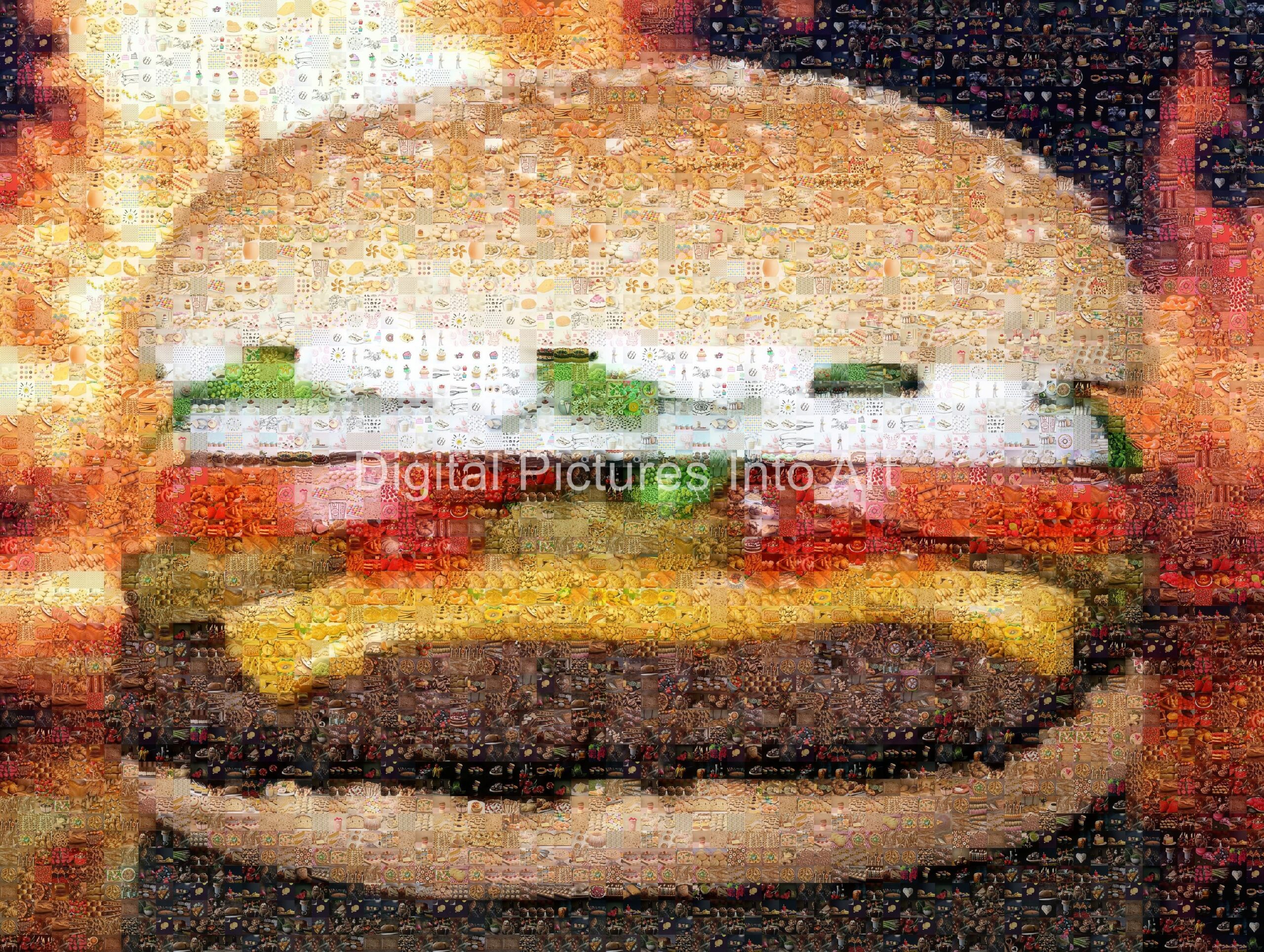 burger digital art