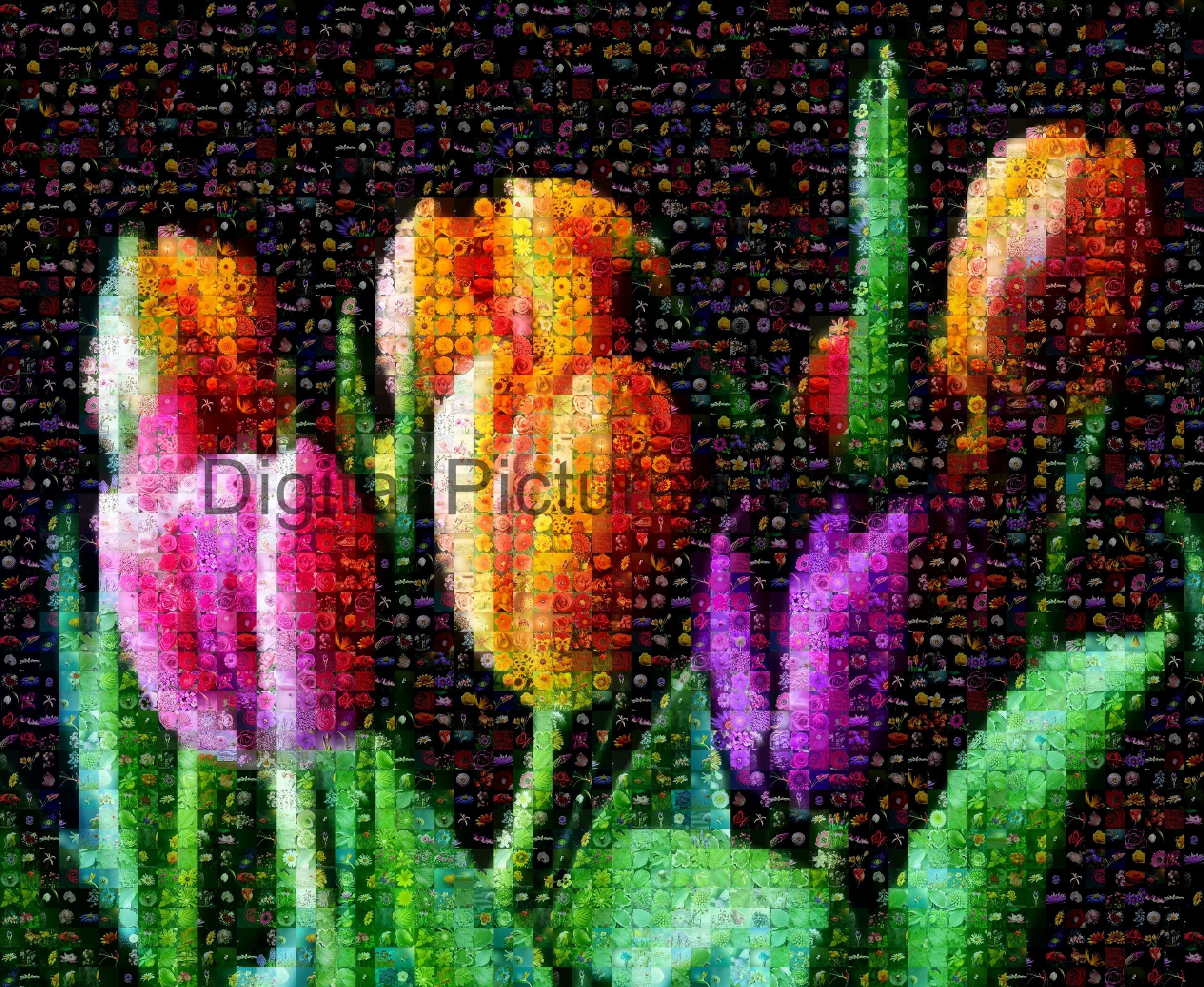 tulips digital art