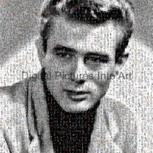 James Dean digital art