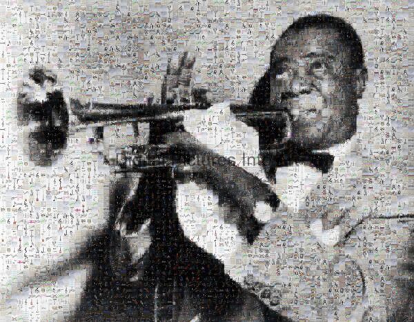 Louis Armstrong digital art