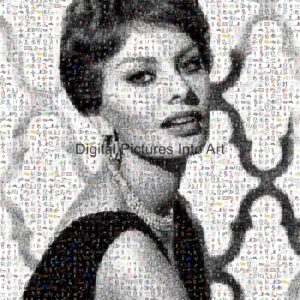 Sophia Loren digital art