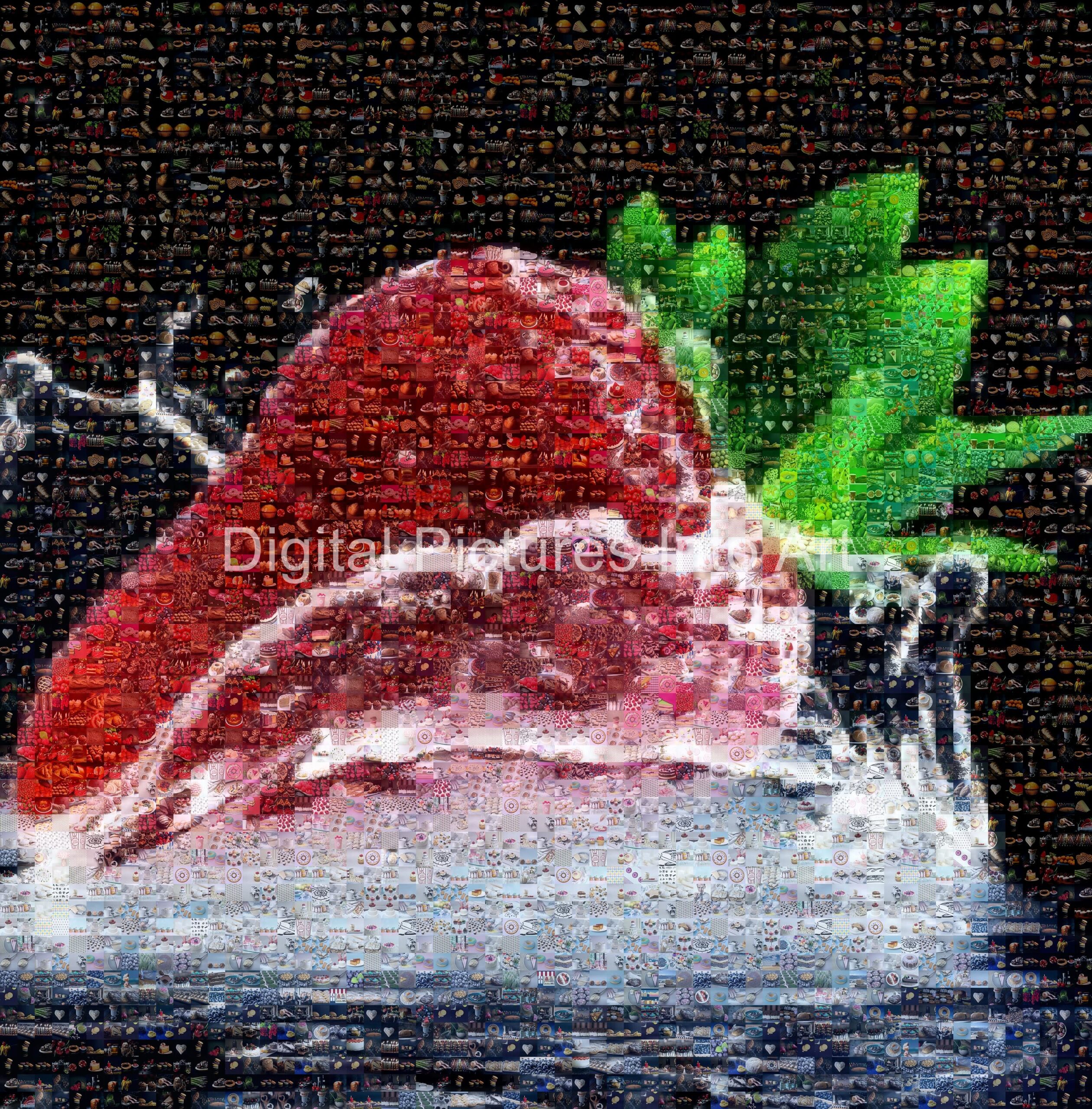 strawberry digital art